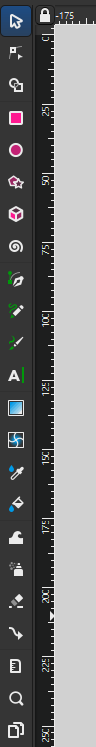 панель інструментів Inkscape